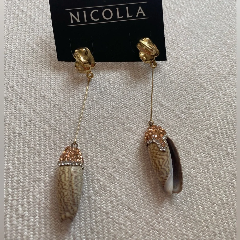 Seashell earrings - Picture 3 of 4